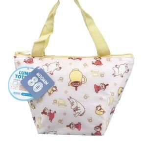 Moomin Japan Lunch Tote Bento Bag Insulated Zippered 80th Anniversary NWT